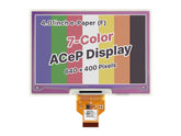 Waveshare 4.01inch Colorful E-Paper E-Ink Raw Display 640×400 Pixels ACeP 7-Color Without PCB Ideal for Price Tags Shelf Labels
